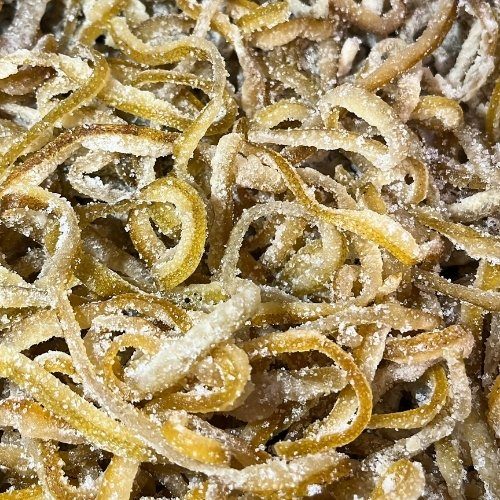 laranja cristalizada