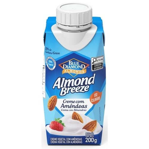 creme com amendoas
