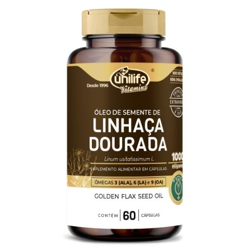 oleo de linhaça dourada