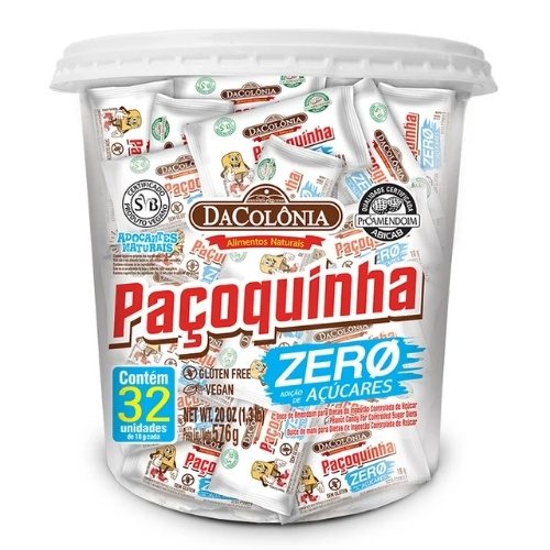 paçoquinha zero