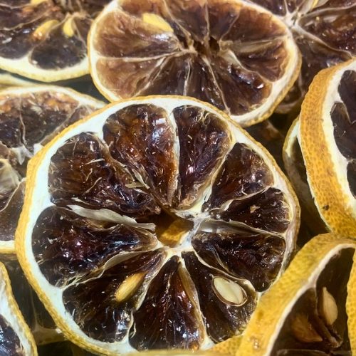 limao siciliano desidratado fatiado